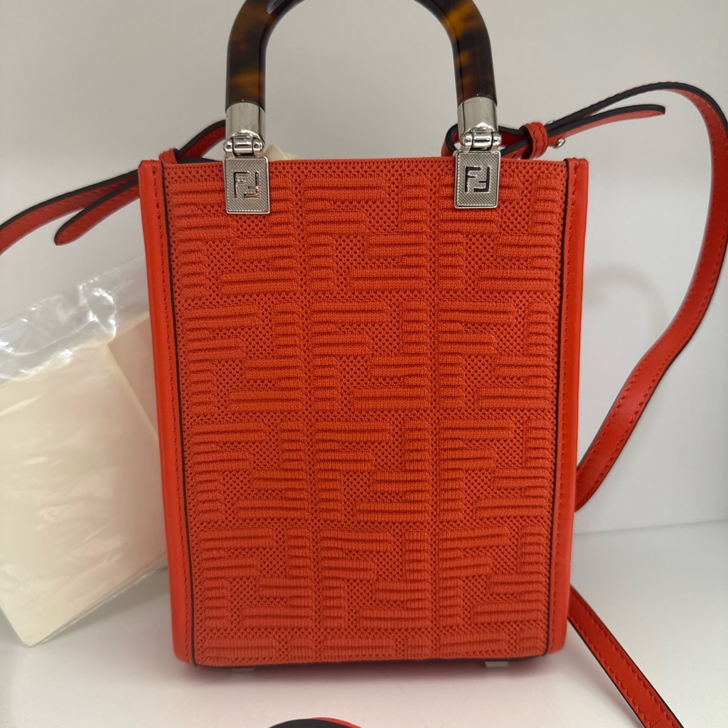 Elegant Orange Handbag